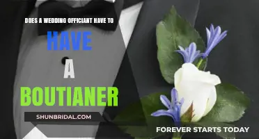 Do Wedding Officiants Need Boutonnieres? Etiquette Explained