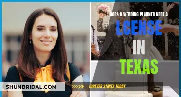 Texas Wedding Planner: License Needed?