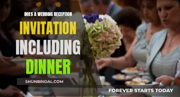 Wedding Reception and Dinner: What's Included?