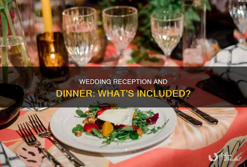 does a wedding reception invitation including dinner