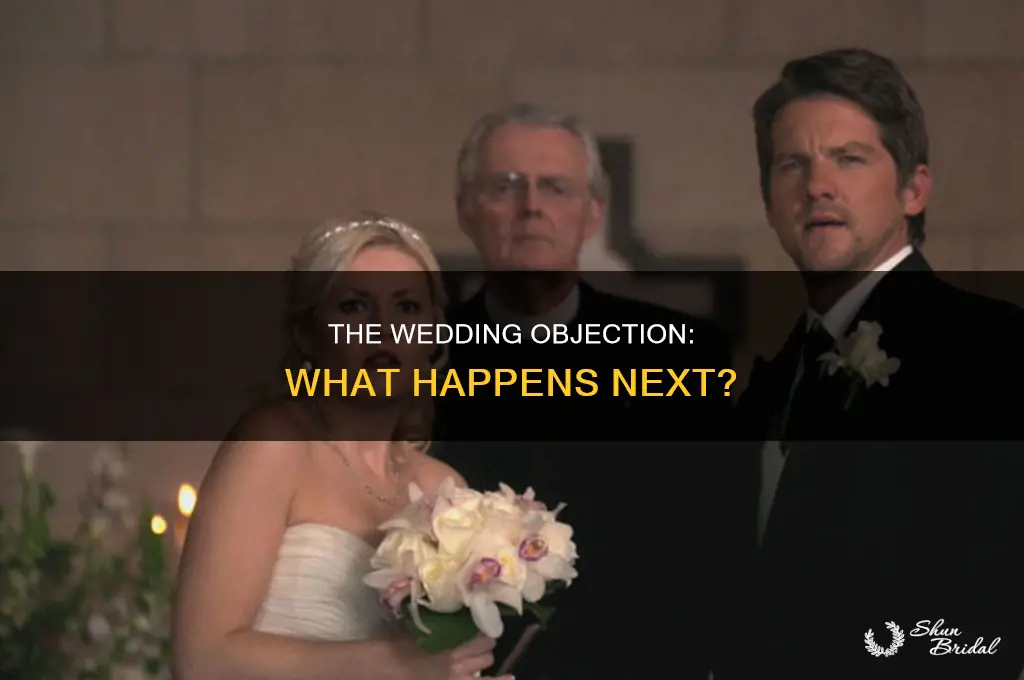 does a wedding stop after objecting