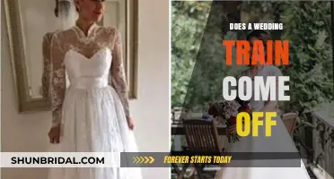 Detachable Trains: A Wedding Gown's Transformation