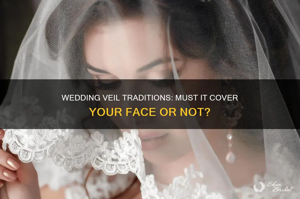 does a wedding veil have to cover your face