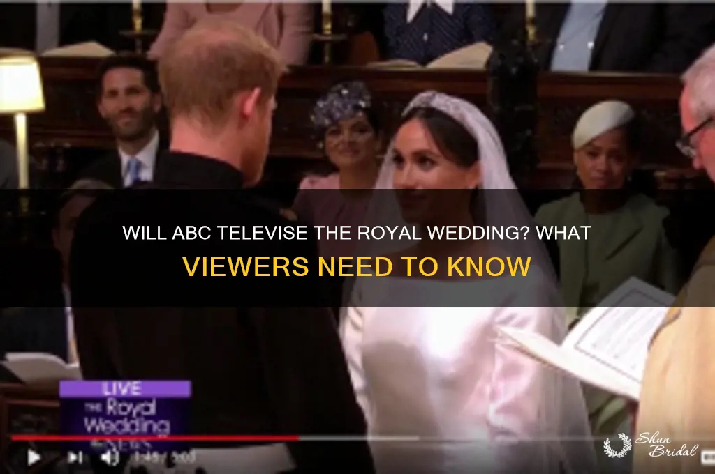 does abc tellivise the royal wedding
