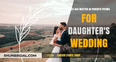 Does Age Matter When Parents Fund Their Daughter's Wedding?
