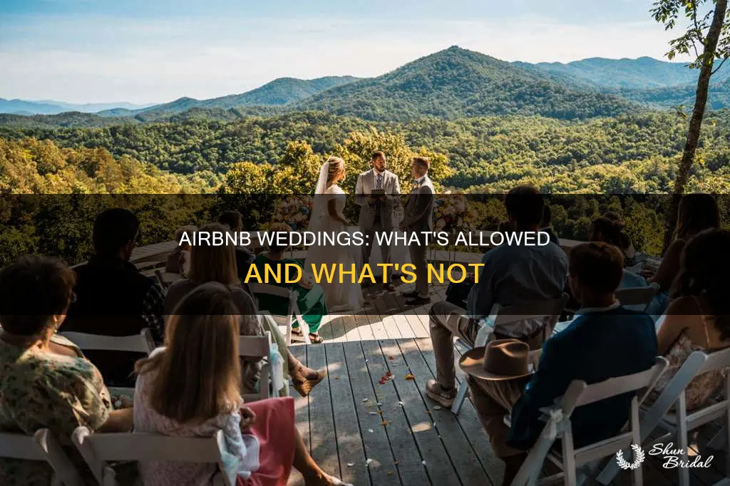 does airbnb allow weddings
