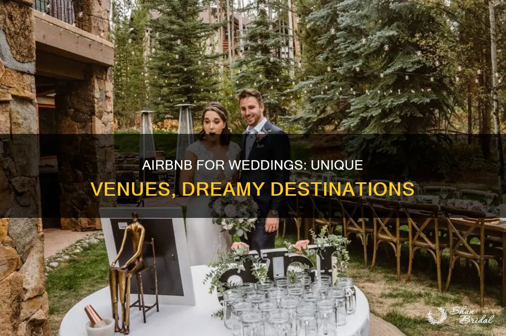 does airbnb have places for a wedding