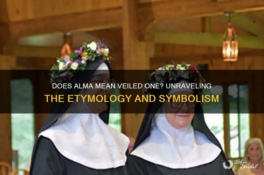 does alma mean veiled one