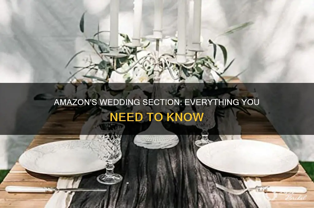 does amazon have a wedding section