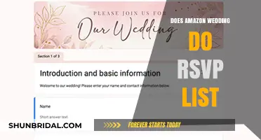 Amazon Wedding: Managing Your RSVP List