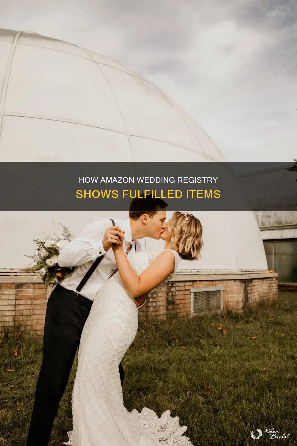 does amazon wedding registry show fulfilled items
