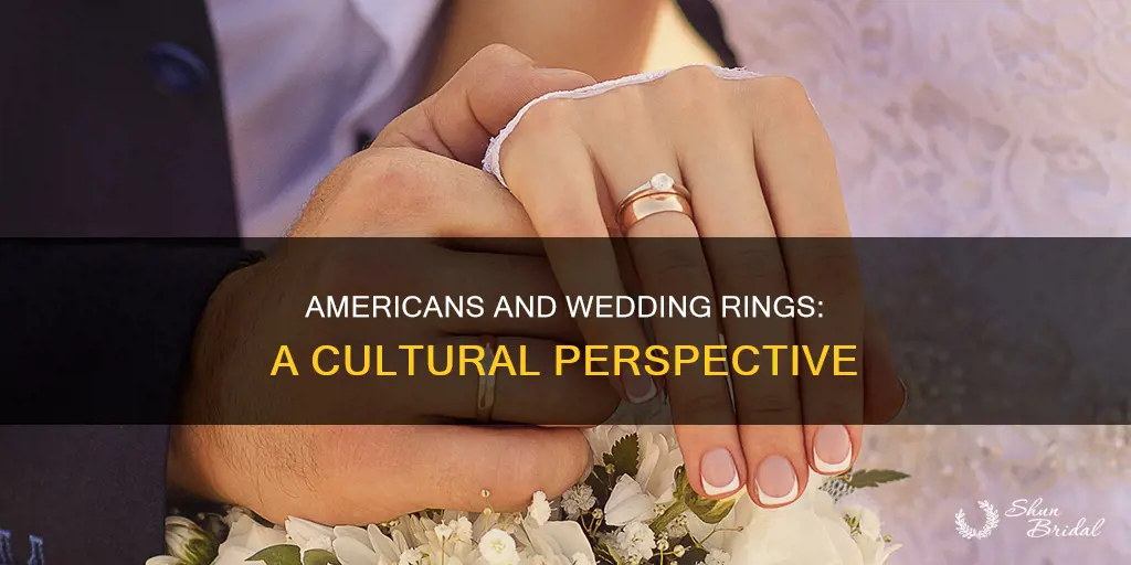 does american think wedding ring is important