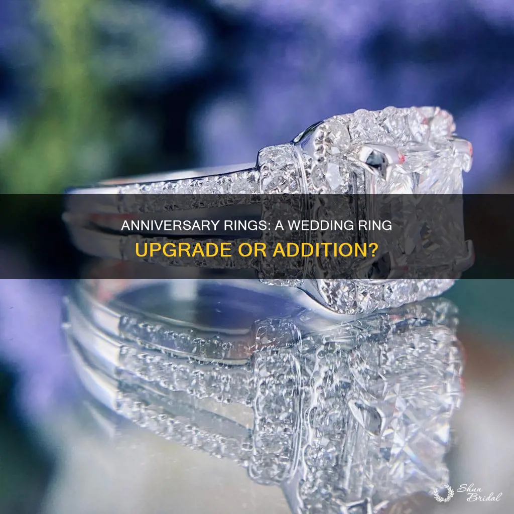 does an anniversary ring replace wedding ring
