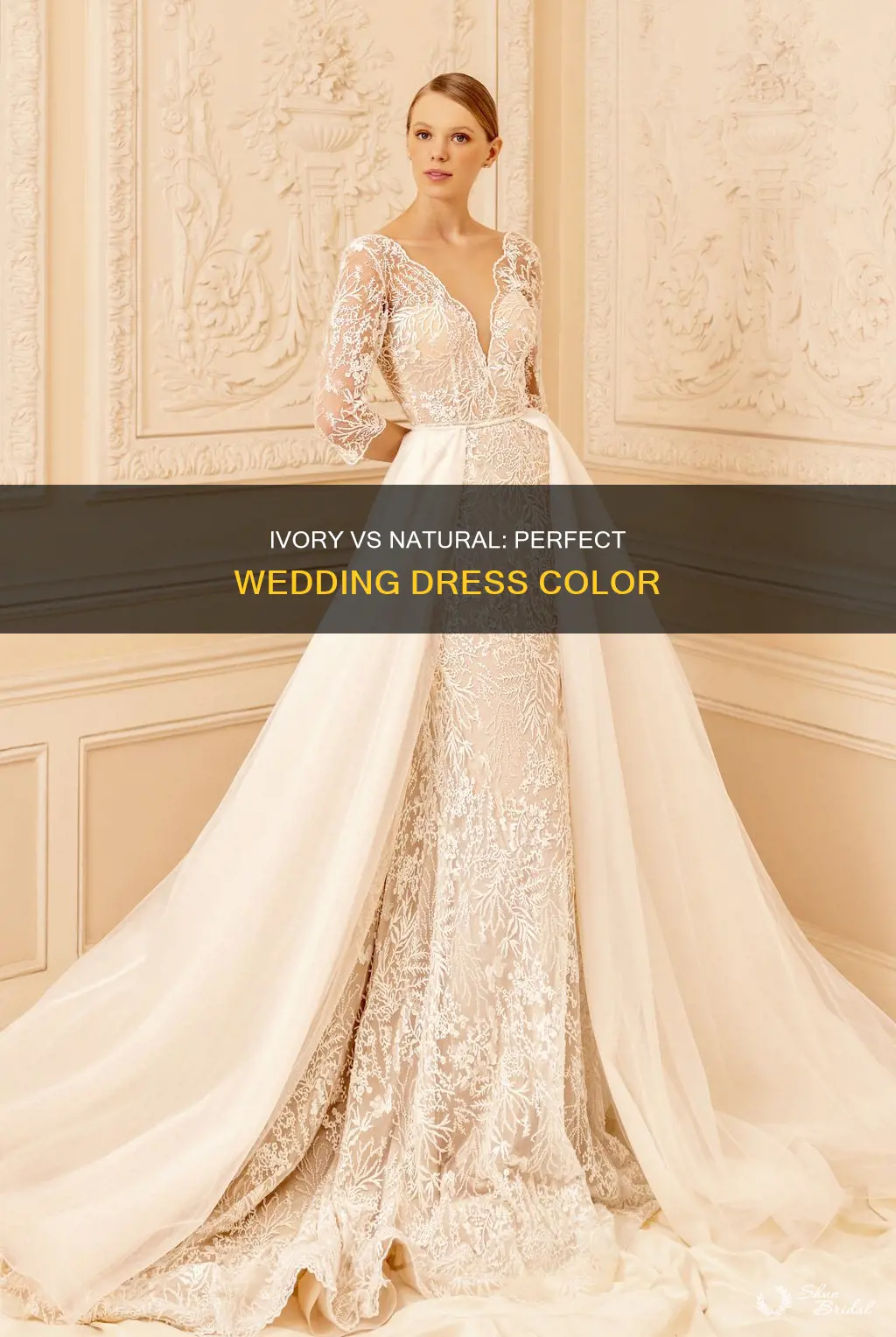 does an ivory wedding dress match a natural wedding dress