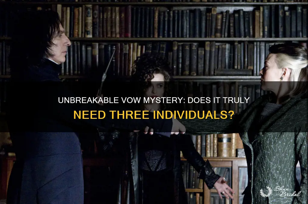 does an unbreakable vow require three people