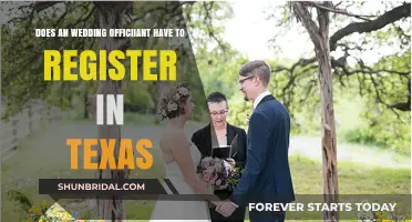 Who Can Legally Officiate a Wedding in Texas?