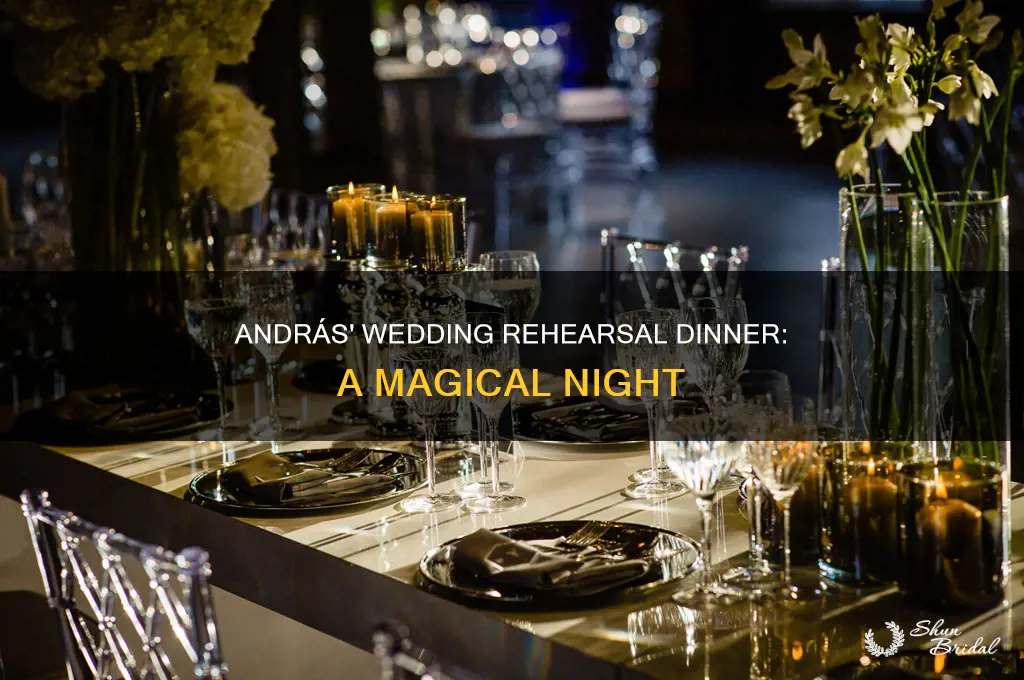 does andras wedding rehearsal dinner