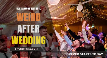 Post-Wedding Blues: A Common Feeling?