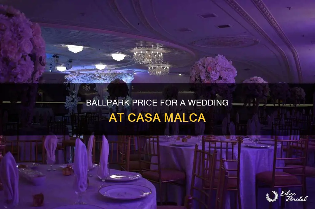 does anyone have a ballpark price forcasa malca wedding venue