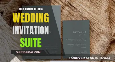 Invitation Suite for Weddings: Who Offers This Service?