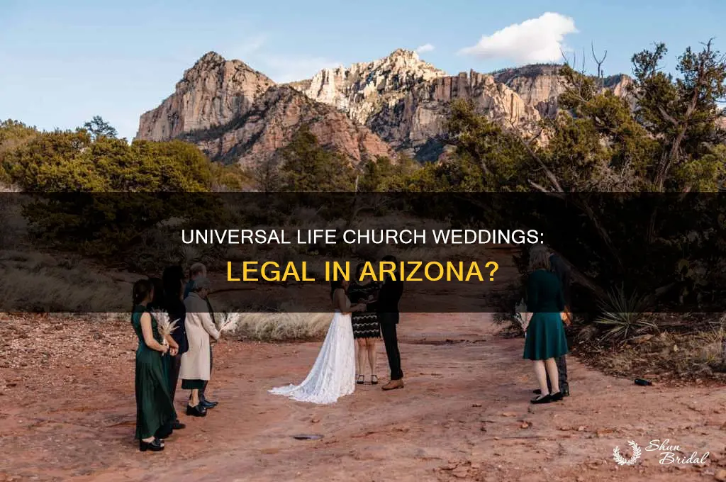 does arizona recognize universal life church weddings