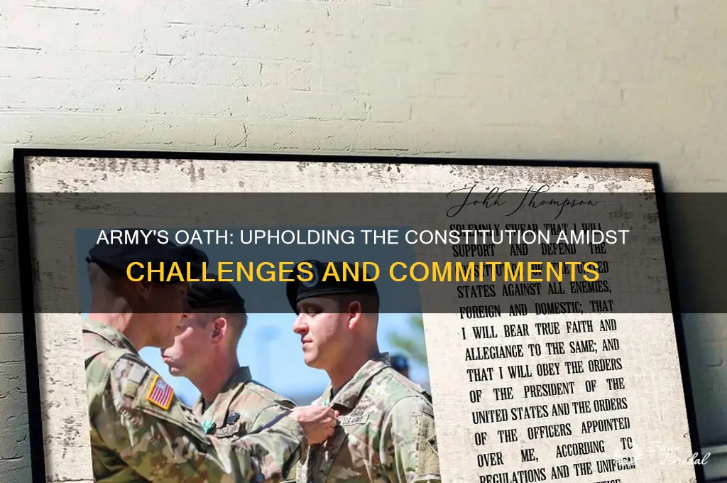 does army vow to support the constitution