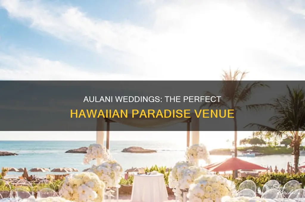 does aulani do weddings