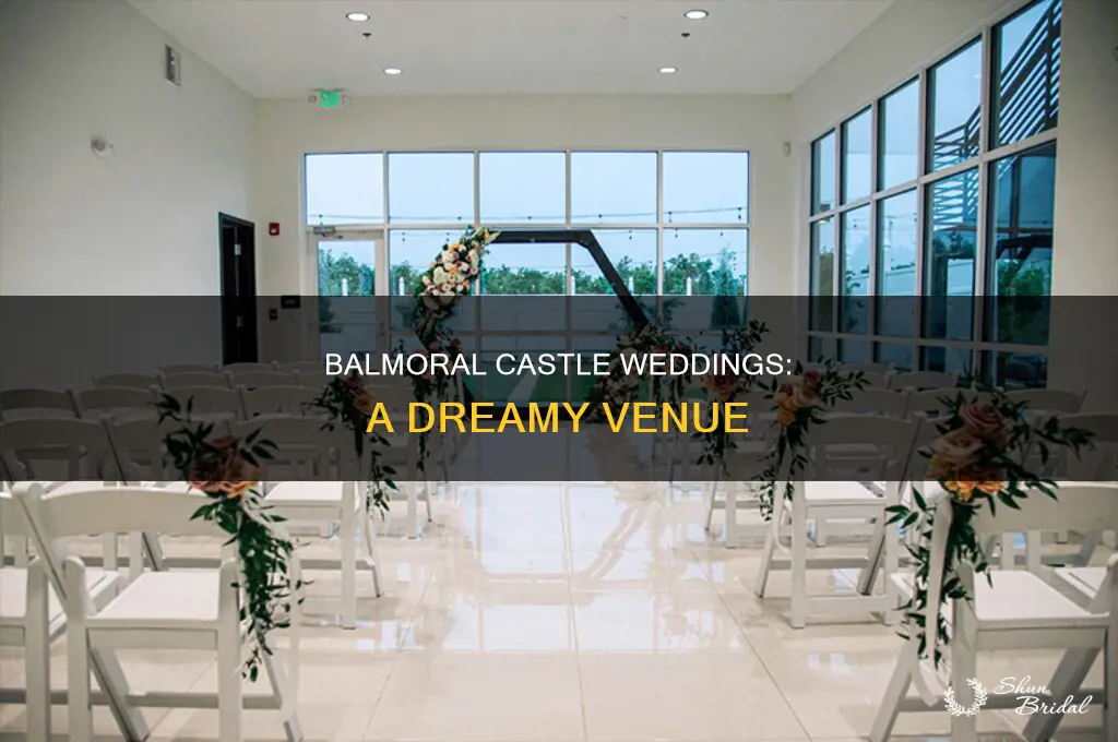 does balmoral castle have weddings