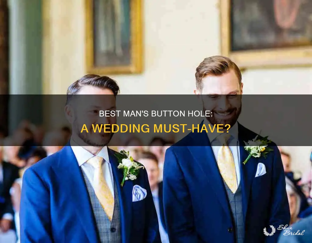 does best man have button hole