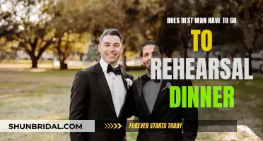 Best Man's Rehearsal Dinner Attendance: Mandatory or Optional?