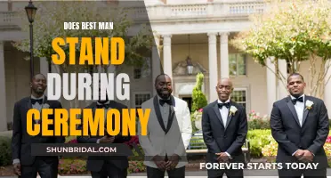 Best Man's Role: Standing or Sitting During the Ceremony?