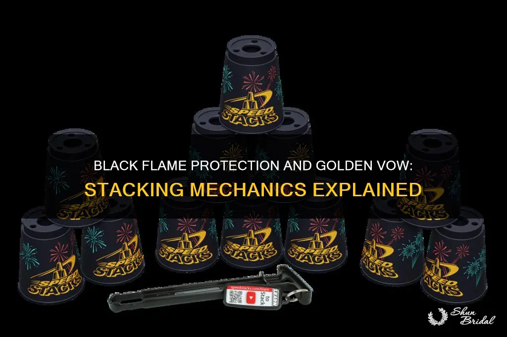 does black flame protection stack with golden vow