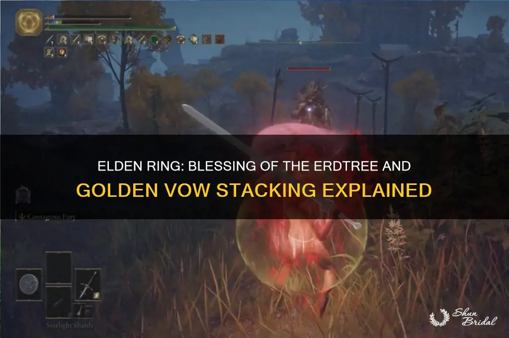 does blessing of the erdtree stack with golden vow