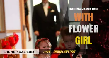 Bridal March Etiquette: Does the Flower Girl Lead the Procession?