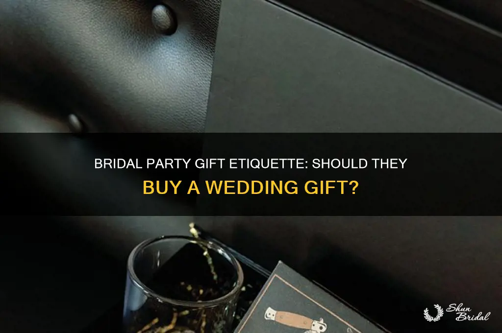 does bridal party buy wedding gift
