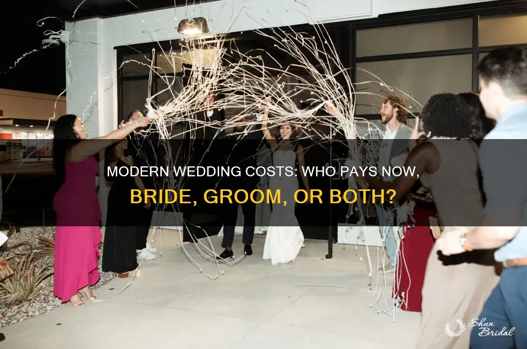 does bride and groom pay for their own wedding now