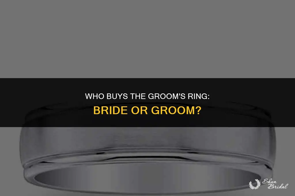 does bride buy groom ring