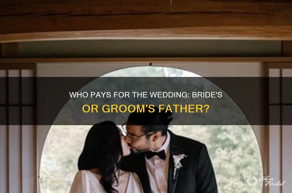 does bride or grooms father pay for the wedding