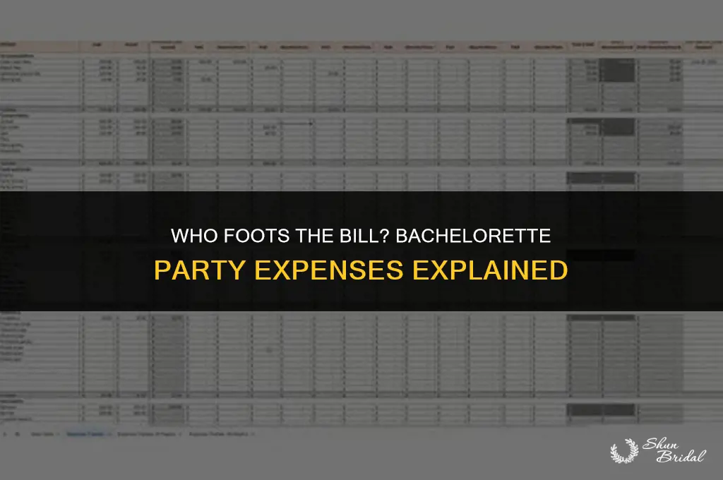 does bride pay for bachelorette