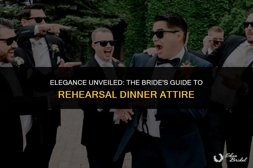 does bride wear white to rehearsal dinner