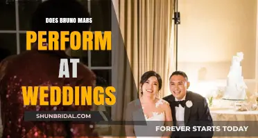 Bruno Mars: Your Wedding Performer?