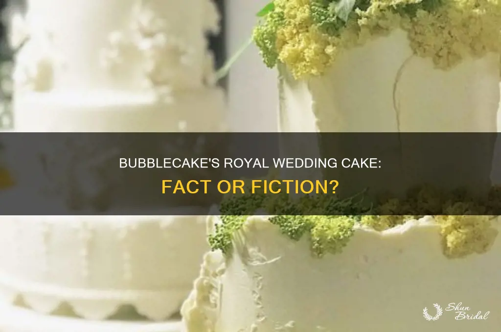does bubblecake have the royal wedding cake