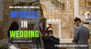 Can a Priest Be a Witness at a Wedding?