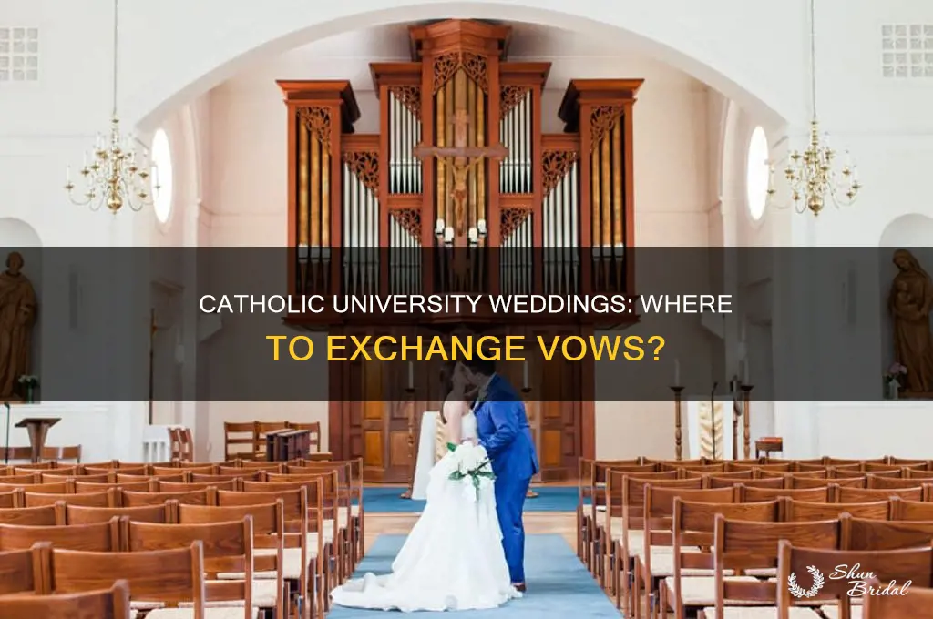 does catholic university have a church for weddings