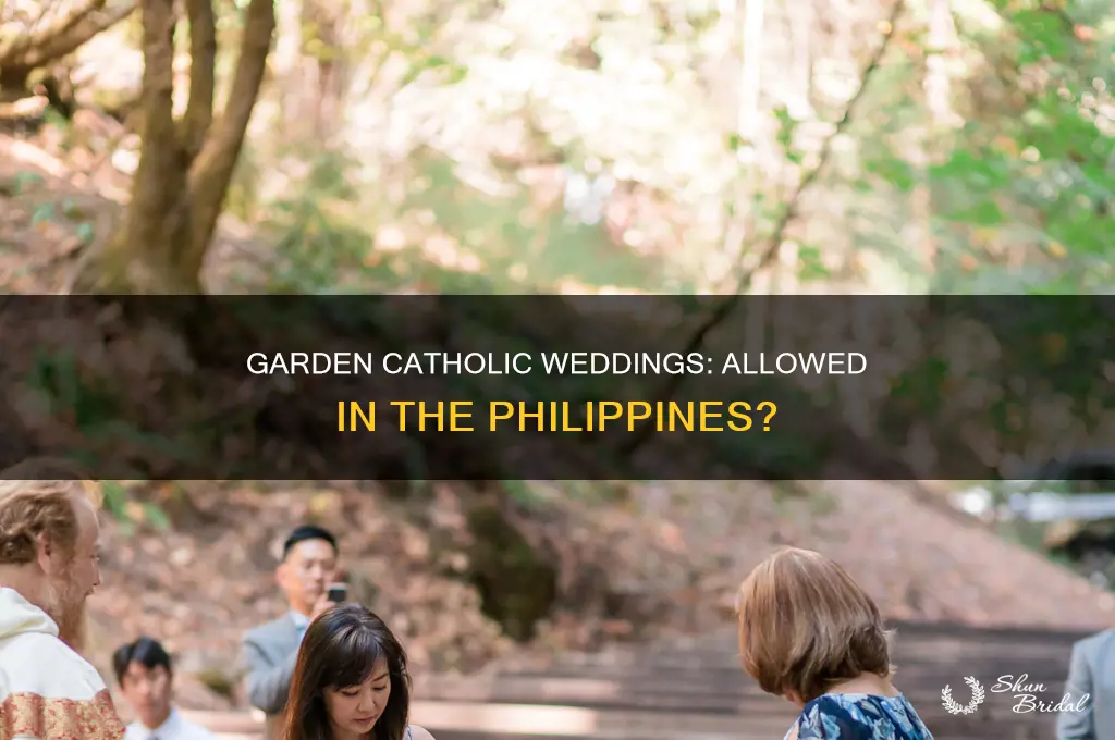 does catholic wedding allowed garden wedding in philippines