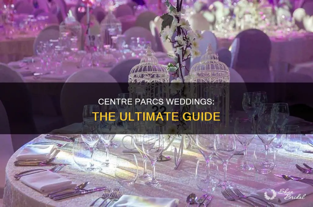 does centre parcs do weddings
