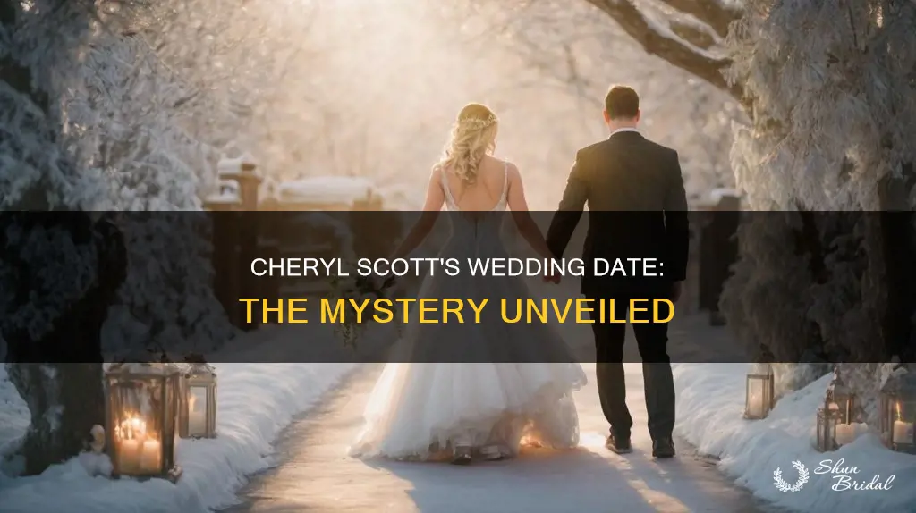 does cheryl scott have a wedding date