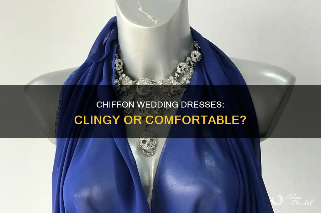 does chiffon stick to body wedding
