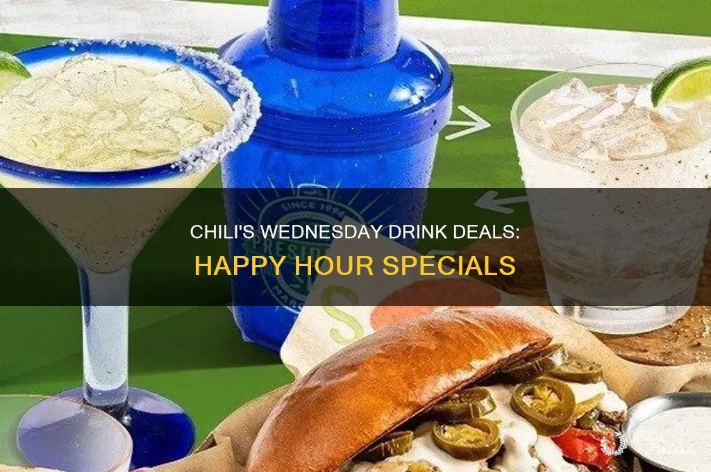 does chilis have drink specials on wed