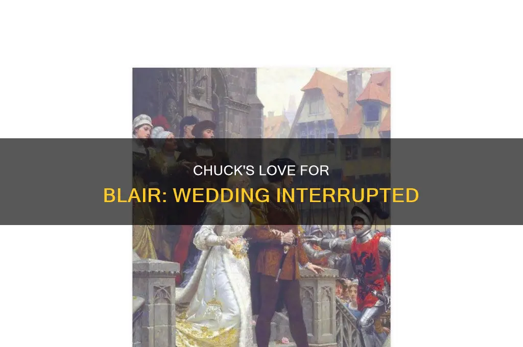 does chuck stop blair